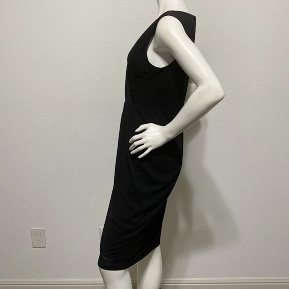 David Meister Black A-Line Cocktail Dress Size 4 - Picture 3 of 5